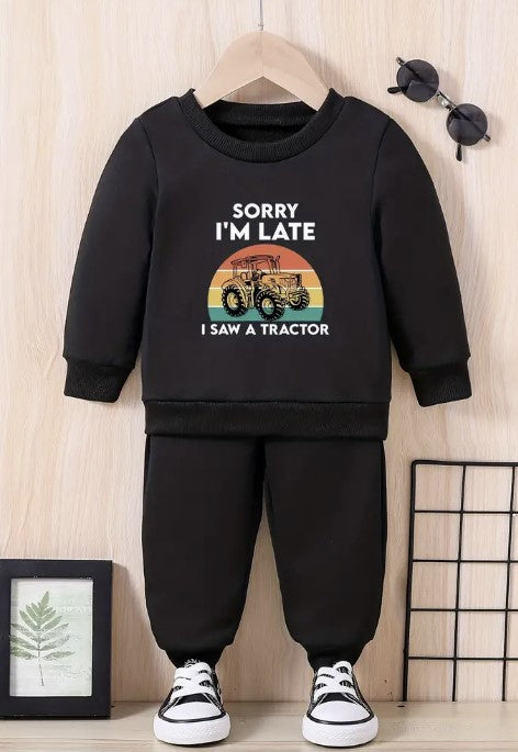 Sorry I’m Late I Saw A Tractor Tracksuit
