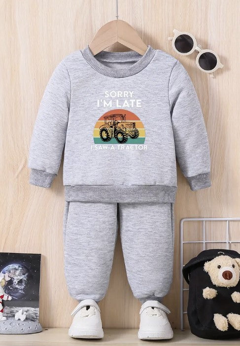 Sorry I’m Late I Saw A Tractor Tracksuit