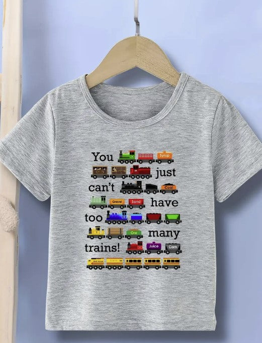 You Just Can't Have Too Many Trains T-shirt
